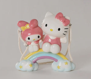 Hello Kitty and My Melody Rainbow Garden Swinger PREORDER